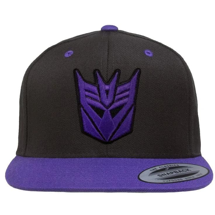 Cap logo embroidery with fine script lettering