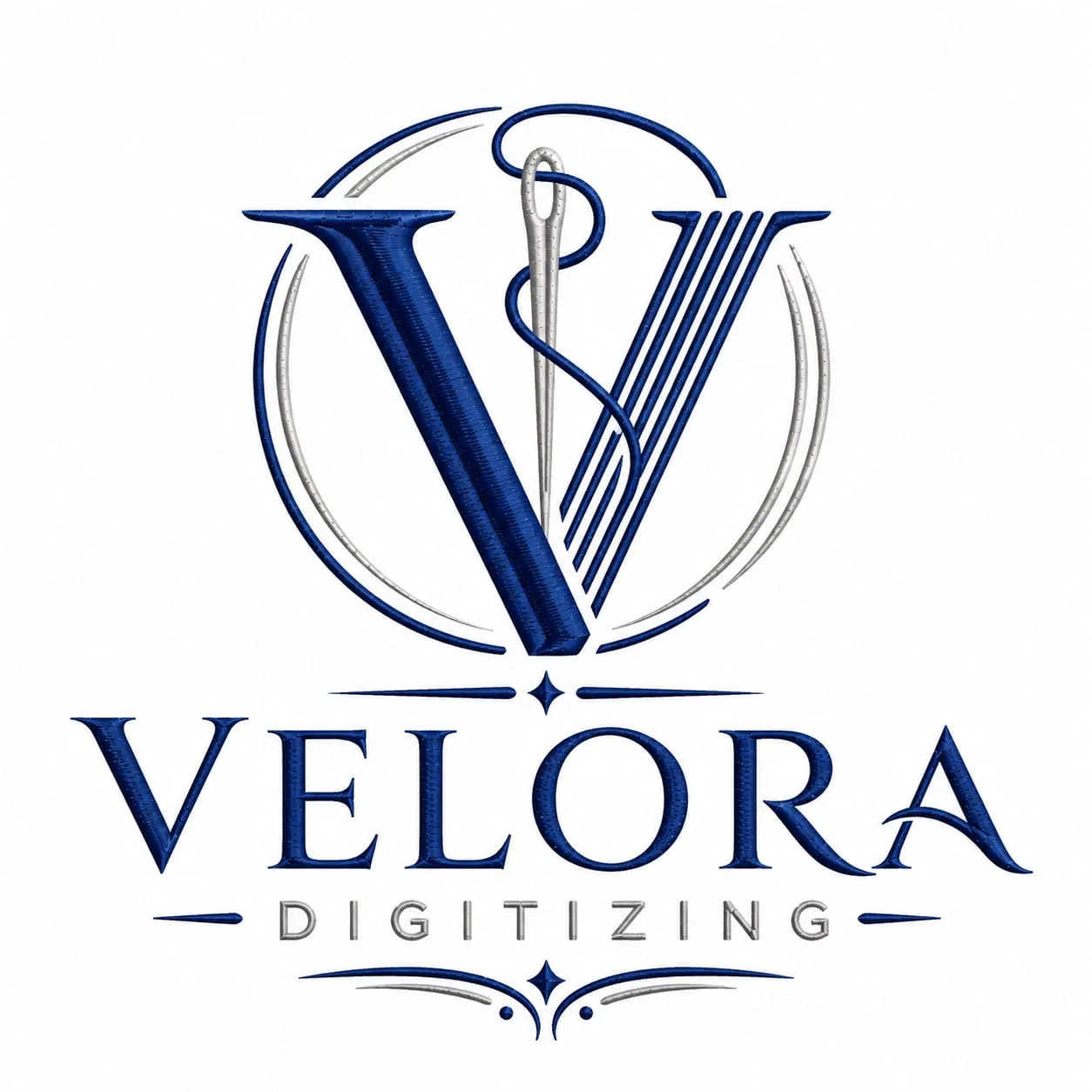 Velora Digitizing logo